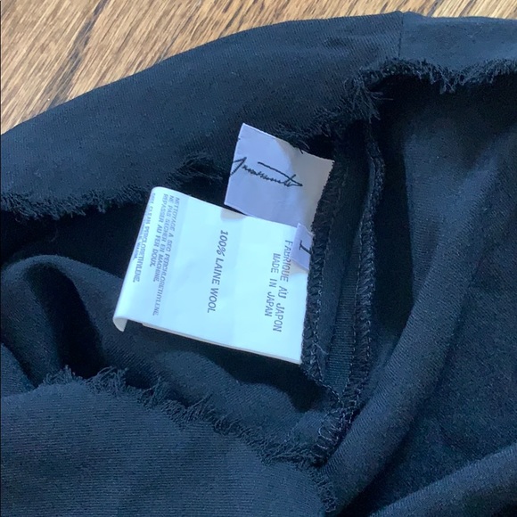 Yohji Yamamoto raw waistline wool pants - Picture 6 of 8